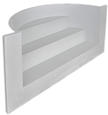 Escalier romain sous liner pour piscine LILYBLOC
