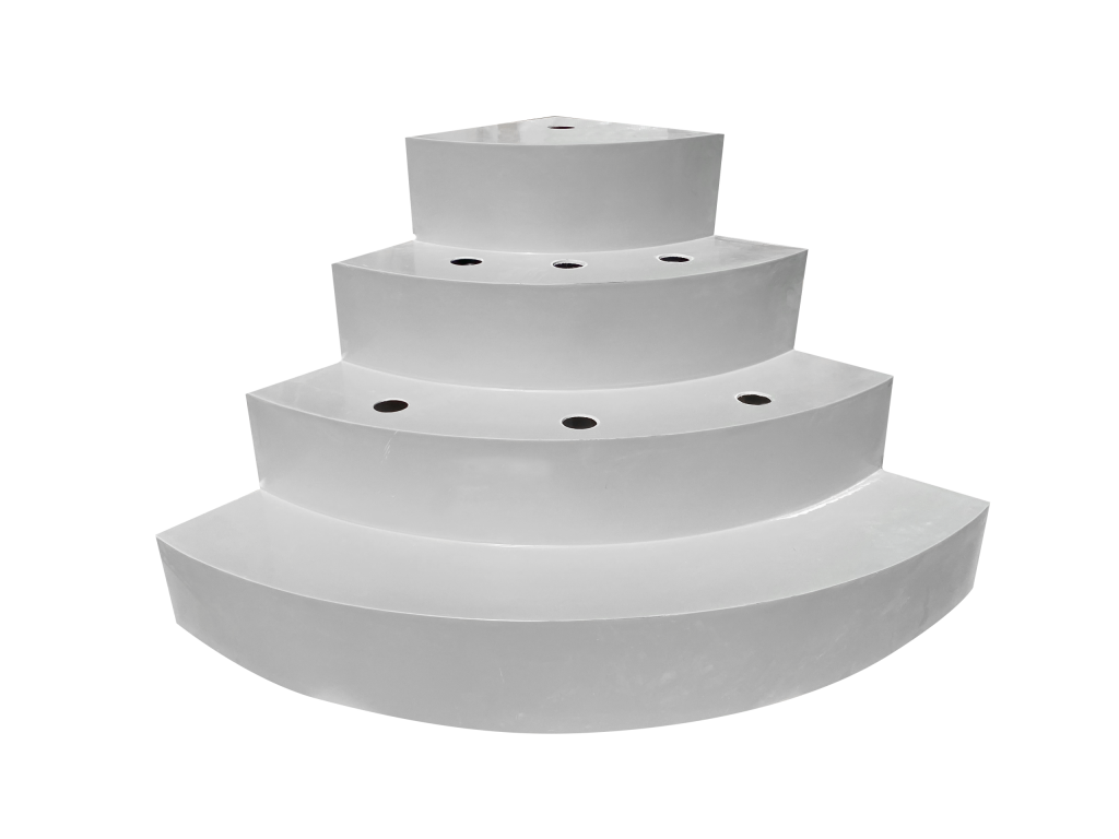 Escalier circulaire sous liner pour piscine LILYBLOC